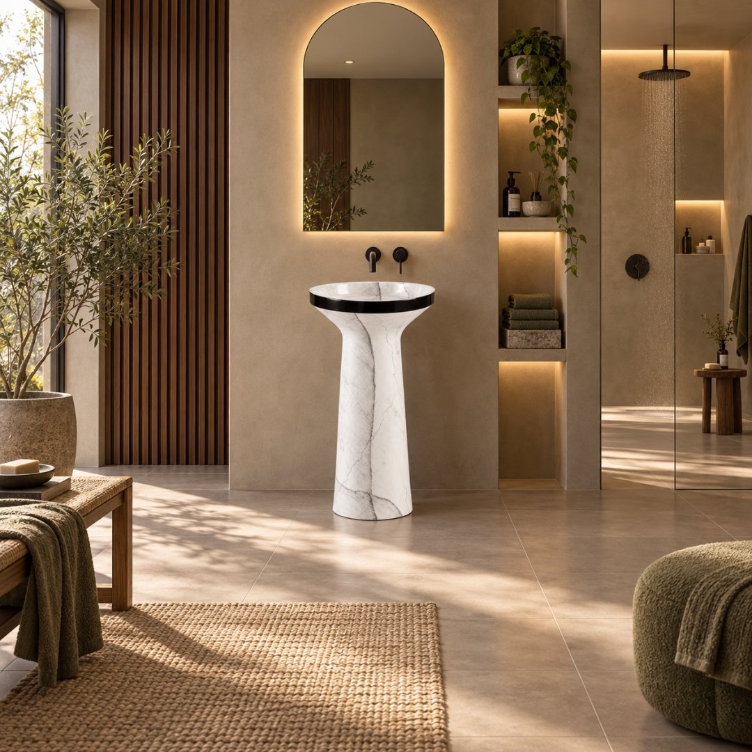 MILANIUM - 002 One Piece Basin Wash Basin - My Home Studio